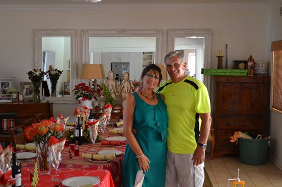 Dad & Ingrid - Xmas 2011 SA