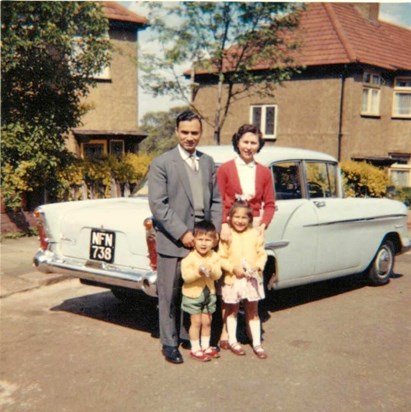 Neville and Colleen with Penny and Mark as children