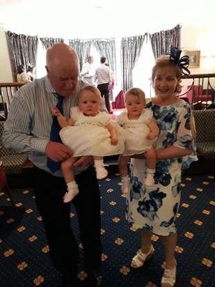 Uncle Bill's wedding with our beautiful girls. X