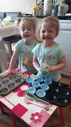 Baking cakes our favourite thing to do!