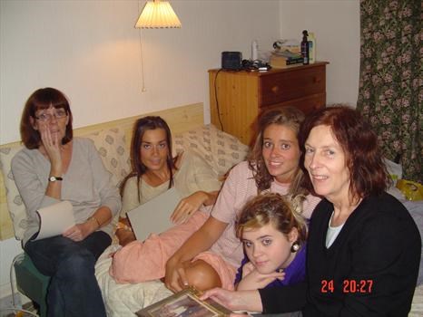 Cath, the girls and Annie