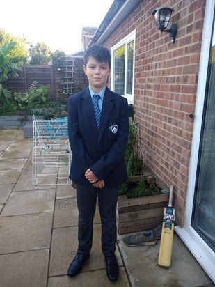Our little boy is growing up so fast Mark - First day of big school