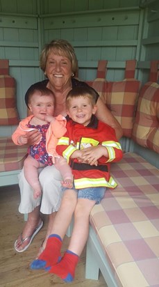 Mum with George & Violet