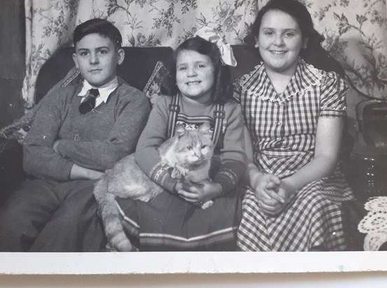 Peter, Jean Gloria and Sion the Cat