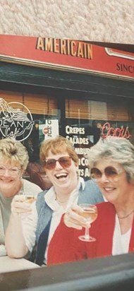 Great memory of a day out in France where laughter was the order of the day. This is how I will always remember Maureen