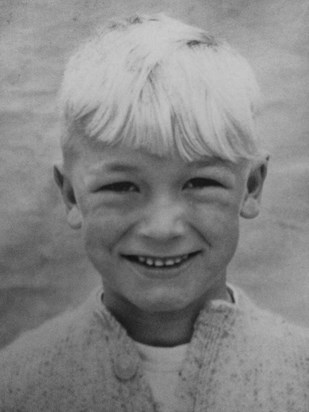 Pete as a young boy living in Leigh Park