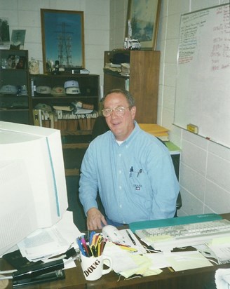 Paw Paw at Georgia Power in his office