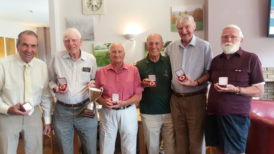 20190716 144526  The 90 Plus competition at the Golf Club all receiving British Legion medals, alas Johns team did not win that year.i