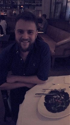 Vegan Conor was fun to dine with! (it didn't last long)