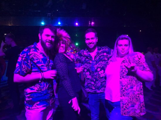 Hawaiian shirt night at Butlins 2019
