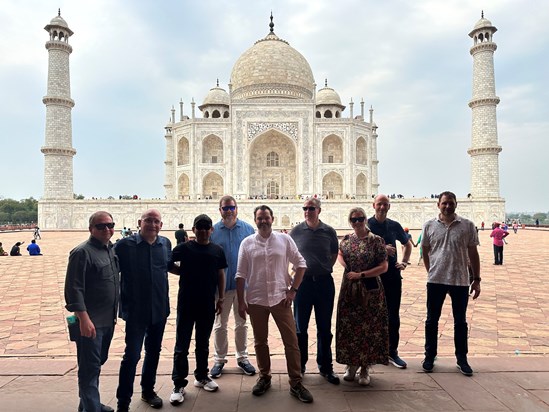 Edwin & IMMA colleagues, Taj Mahal, IMMA GA, 30 March 2023