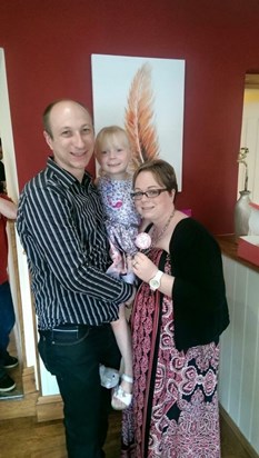 Family time at Amy's 30th