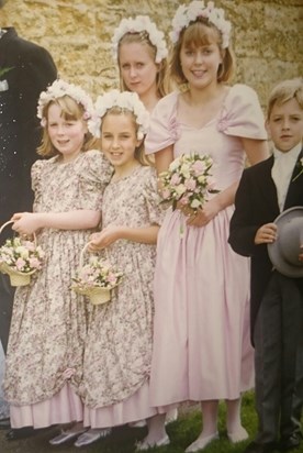 My little bridesmaid with her cousins Xx