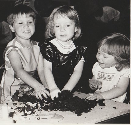 Paul, Amy and Jessica at Playgroup