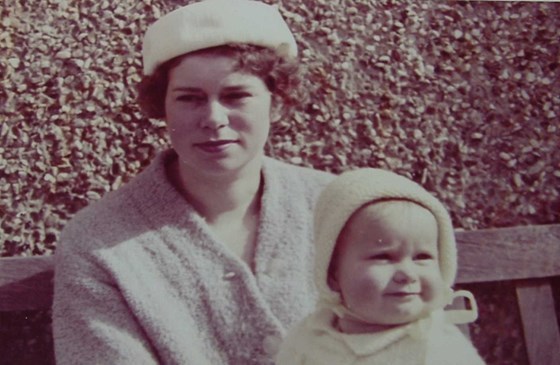 Rosemary with her daughter, Lesley - 1963