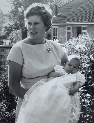 Rosemary with son Richard 1965