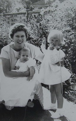 Rosemary, Richard and Lesley 1965