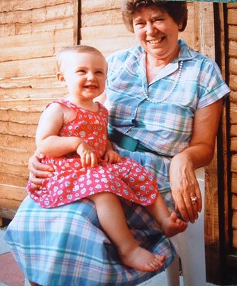 Rosemary with granddaughter Catherine 