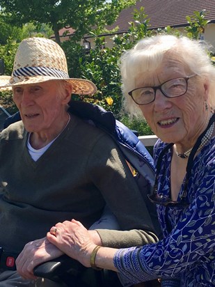 A hot day early summer 2018 in the sensory garden at Sandford