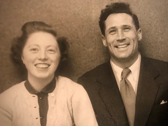 Sally & Tom, Edinburgh April 1955