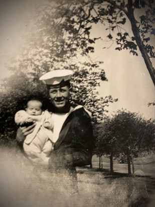 Tom with Marlene Kings Park, Edinburgh September 1946