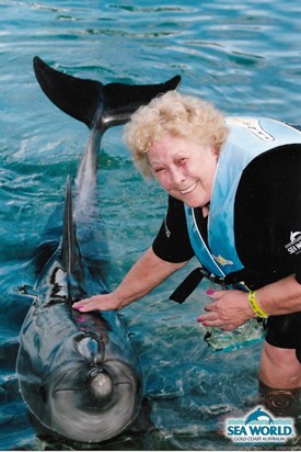 Mum with Dolphins