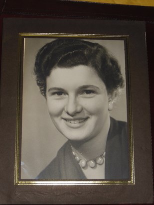 Portrait of Vera in 1950s