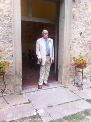 Dad in Italy on my wedding day! 