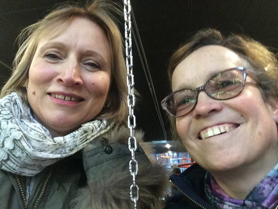 A Jo & Carole 'selfie' from one of our many outings, this one to the Tate Modern on 1.12.2017