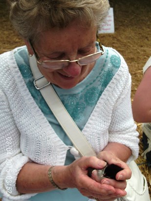 Every year we'd visit the Ellingham Show, she loved seeing the animals. 