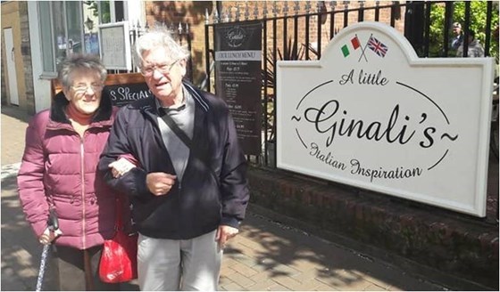 A favourite day out would be going to Poole and lunch at Ginali's 