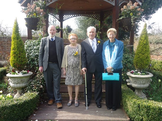 Jane with Mum, Dad and Sean   from Nigel and Sue