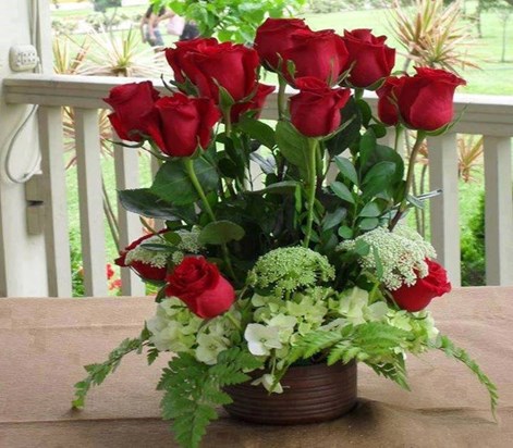 dozen red roses lovely