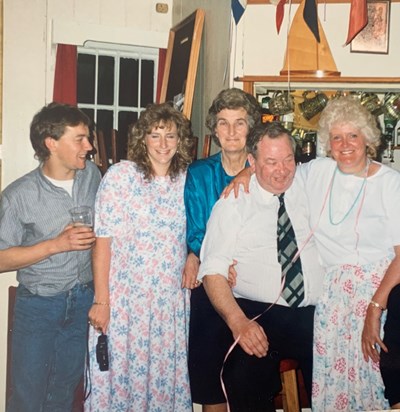 Simon, Sue, Aileen, Billy and Shirley