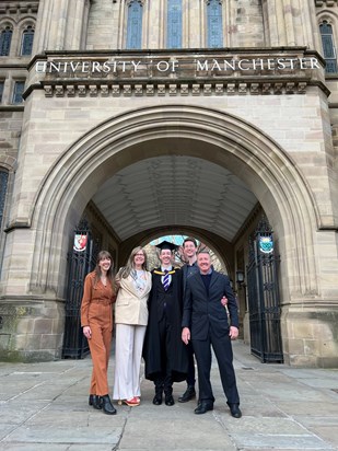 George's Graduation, April 2nd 2022, which had been delayed two years due to Covid