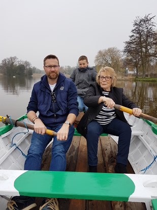 Mum rowing 