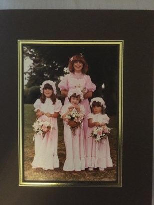 Carols wedding day 1985