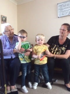 Nan and her great grandchildren 