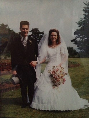 Our wedding day 16th June 1990
