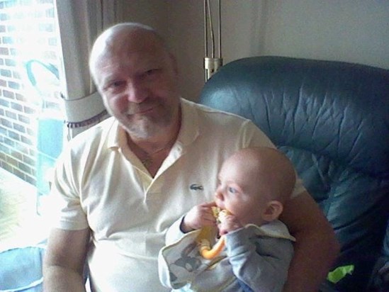 Dad with his grandson Oliver xx
