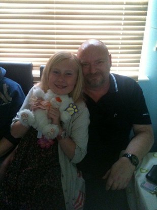 With his granddaughter Jade xx