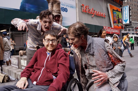 Zombies in Time Square - 2014