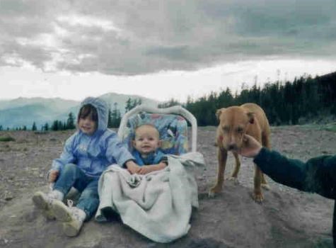 Sissy, Nallah and me at Mt Shasta