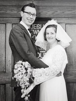 Derek & June wedding 1970