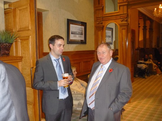 Uncle Robbie at nephew Craig's Wedding in Scotland in 2011