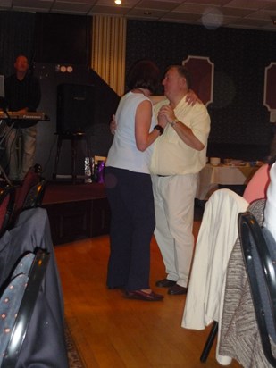 Robbie and Ness dancing at Uncle Roy's 75th