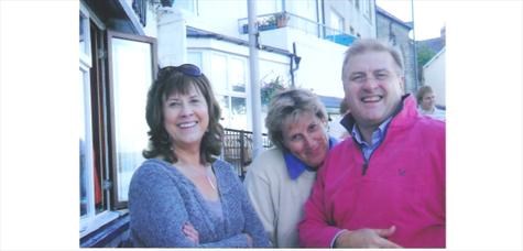 Gerry, Paula and Alan in Aberdovey 2008
