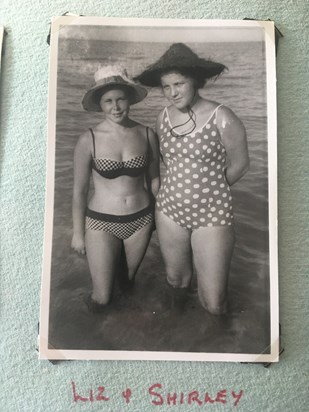 Mum & Liz, from her time in Kuwait at just 16