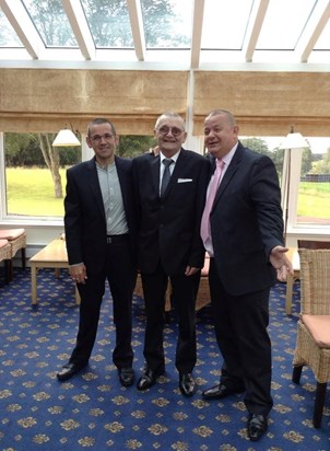 Dad and his wee brothers at Tammy & Gary's wedding