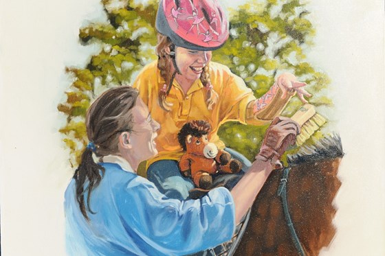 Portrait presented to Gay on her retirement by the RDA (Rossway Group)